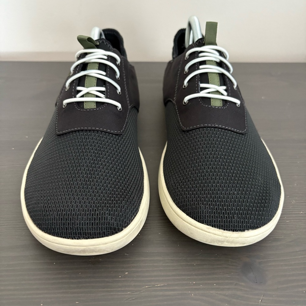 Olukai Nohea Mens Moku Slip On Mesh Boat Sneakers Black Size 10 - Picture 3 of 8